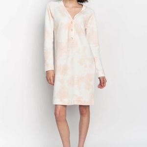 WVN for you Women Tie Dye Long Sleeve MIDI Dress Size Small